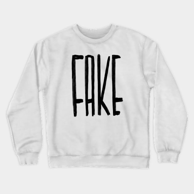 Fake Crewneck Sweatshirt by badlydrawnbabe